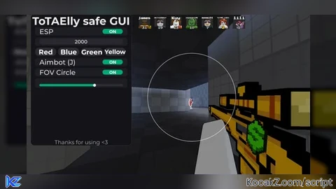 TOTAE GUI ESP AIMBOT V2 - Verified script for Universal Script