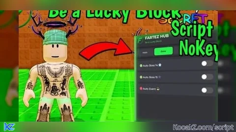 *EZHUB Auto Farm   Auto Rebirth  Auto Collect Money - Verified script for Be a Lucky Block