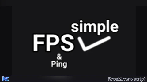 Simple FPS Viewer & Ping - Verified script for Universal Script