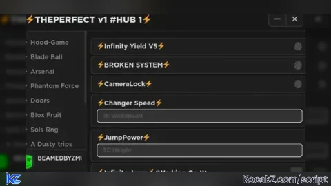 THEPERFECT v1 HUB 1 - Verified script for Universal Script