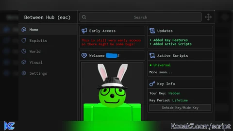 Between Hub New Early Access - Verified script for Universal Script