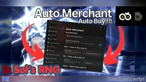 Auto Fish Auto Buy Jester Auto Poping Potion Auto Craft - Verified script for Sol's RNG