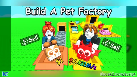 AUTO COLLECT AUTO CASH AUTO REBIRTH AUTO SHOP BUY - Verified script for Build A Pet Factory