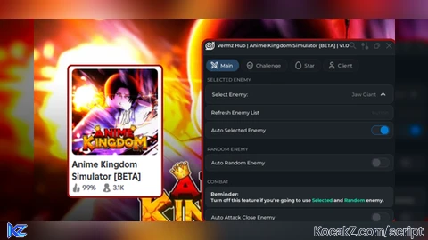 OP Script - Verified script for Anime Kingdom Simulator
