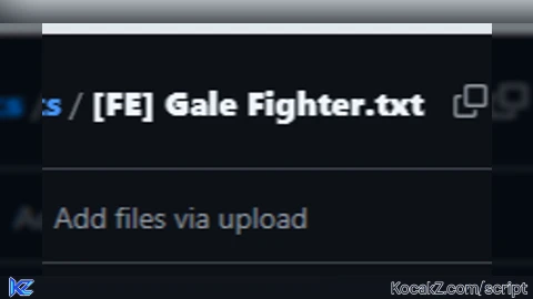 Gale Fighter - Verified script for Universal Script