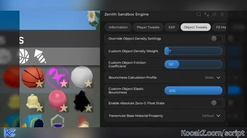 Zenith Sandbox Engine - Verified script for Fling Things and People