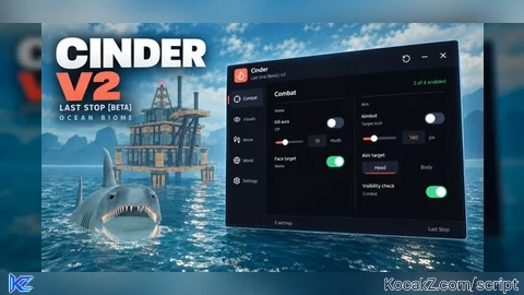 CINDER V2 | Kill Aura, Aimbot, ESP + Ocean Auto Farm