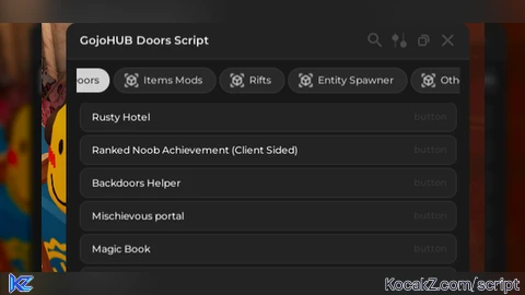 The GojoHUB New  Script - Verified script for DOORS 🍬🍭