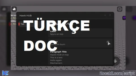 Hawk UI Lib Turkce Doc - Verified script for Universal Script