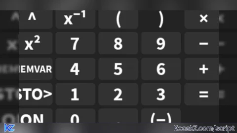 calculator - Verified script for Universal Script