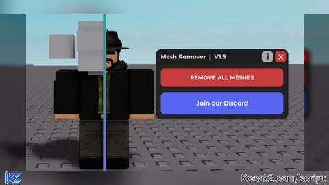 Mesh Remover - Verified script for Green baseplate.