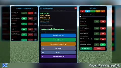 GTX FPS BOOST - Verified script for Universal Script