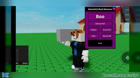 MaximGUI  Mesh Remover v2 - Verified script for Just a baseplate.