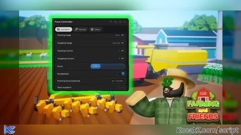 Mod Menu Auto Farming Script - Verified script for Farming and Friends