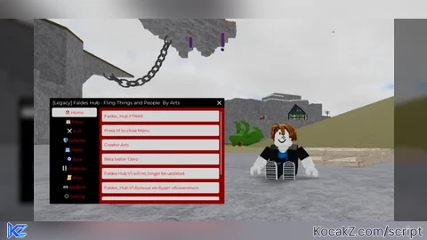 Faldes HUB The BEST script - Verified script for Fling Things and People