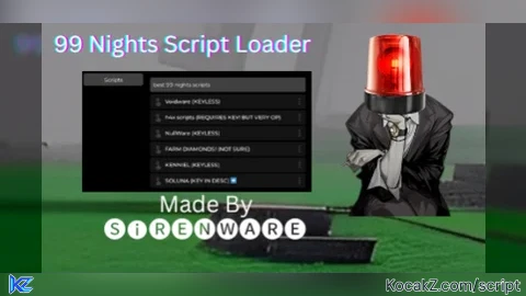 99 Nights Script Loader - Verified script for 99 Nights in the Forest 🔦