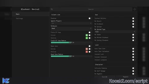 Blackout Revival Script