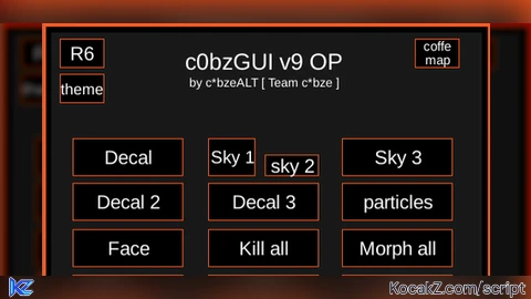c0bzGUI v9 OP - Verified script for Universal Script