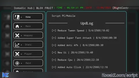 OMADIC HUB   REACH MAX LEVEL EASILY - Verified script for Blox Fruits