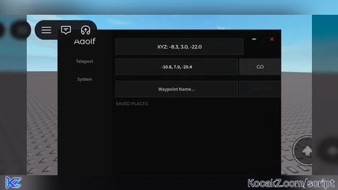 Current Coordinates with Teleport    CREDITS TO Tapn - Verified script for Universal Script