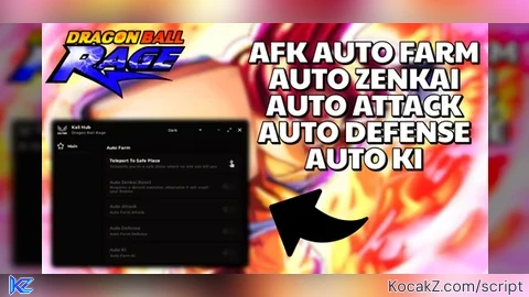 AFK Auto Farm Auto Zenkai Auto Attack Auto Defense Auto Ki