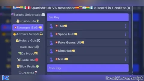 Spanish Hub V6 - Verified script for Universal Script
