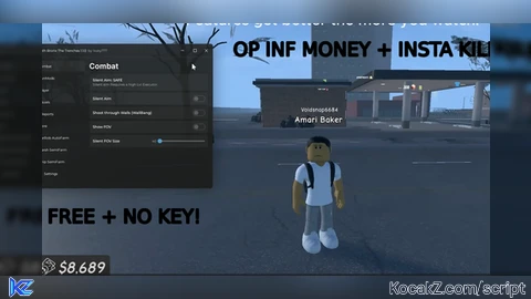 AutoRob Teleports Silent aim INSTA KIL and way More FREE NEW - Verified script for South Bronx: The Trenches❗