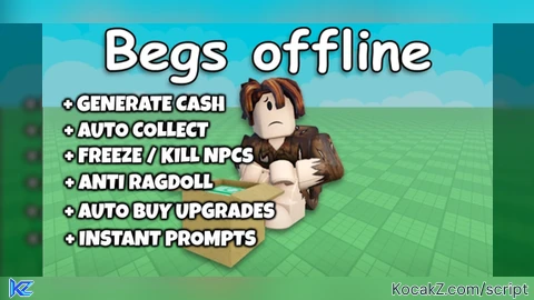Be a Beggar GENERATE MONEY AUTO UPGRADE AND MORE OP SCRIPT - Verified script for Be a Beggar!