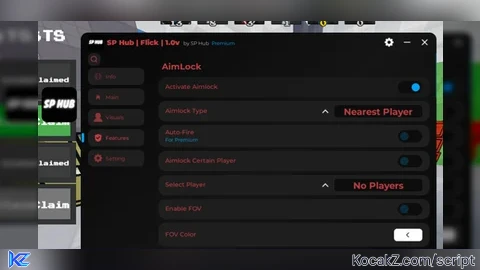 SP Hub  Script v1 NEW and OP Without Key - Verified script for Flick