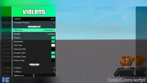 VIOLENT MOD MENU UPDATED VERSION - Verified script for Universal Script