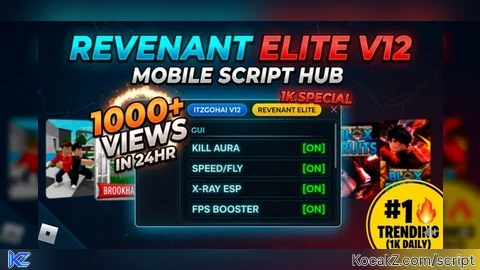 ITZGOHAI V12 - REVENANT ELITE | MOBILE - Verified script for Universal Script