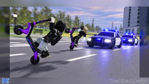 BACKFLIP FARM | WHEELIE | DELIVERY | AUTO FARM | ANTI POLICE - Verified script for Kukirin Life