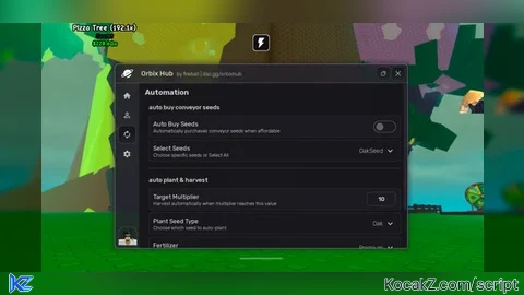 [KEYLESS] Orbix Hub | Auto Buy Seeds, Plant, Harvest & More! - Verified script for Greedy Growers 🌱