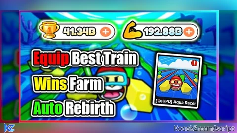 Wins Farm and More - Verified script for 🚣🏻Aqua Racer