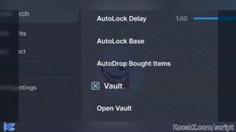Auto lock base Auto drop bought items close - Verified script for Steal To Be Rich!
