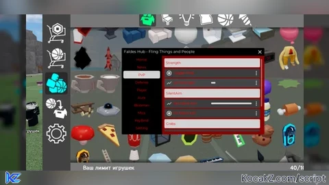 [Legacy]Faldes Hub - Verified script for Fling Things and People
