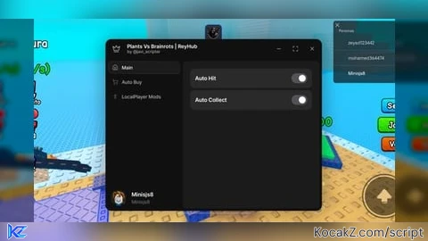 ReyHub Keyless - Verified script for Plants & Brainrots 🌻