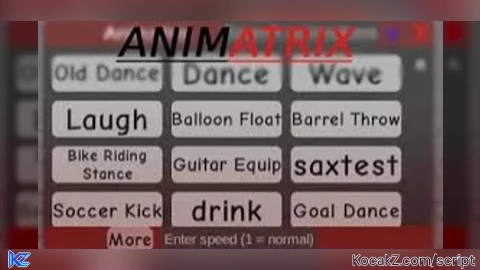 Animatrix IlI Alot Of Animations IlI - Verified script for Universal Script