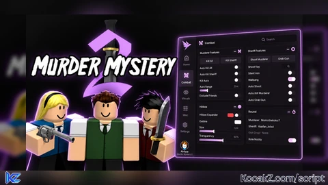 Insta Win Autofarm Kill All Auto Get Gun +40 features - Verified script for Murder Mystery 2