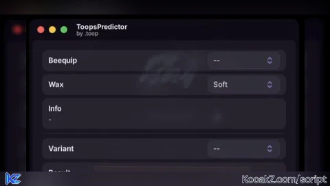 Wax Predictor For BSS Keyless Works In Trades Storage Case - Verified script for Bee Swarm Simulator