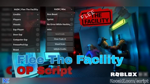 XAZM Hub OP Script - Verified script for Flee the Facility