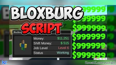 AuFarm Script - Verified script for Welcome to Bloxburg