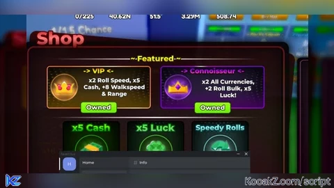 Auto Collect, Auto Roll, Auto Automate, etc