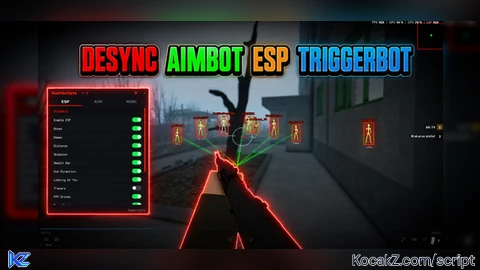 desync aimbot esp triggerbot and more op menu - Verified script for The Lost Front