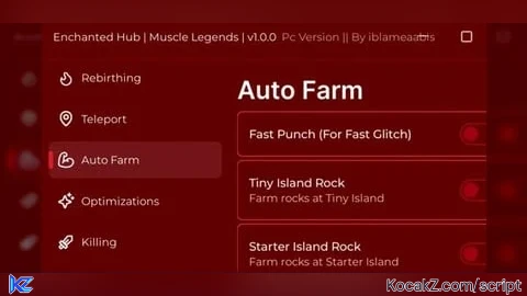 Enchanted Hub PC Version - Verified script for 🎃Muscle Legends