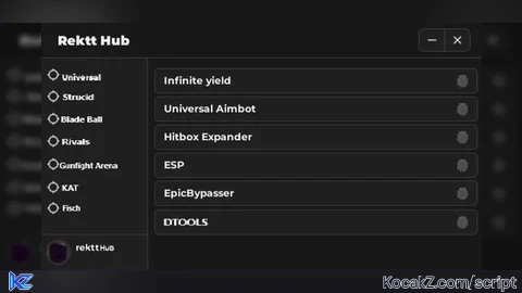 RekttHub - Verified script for Universal Script