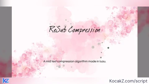 ReSub Compression - Verified script for Universal Script