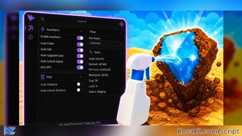 Instant dig full game autofarm - Verified script for Dig & Clean 🧼