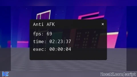 Gui Anti AFK Draggable - Verified script for Universal Script