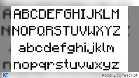 MINECRAFT FONT V1 - Verified script for Universal Script